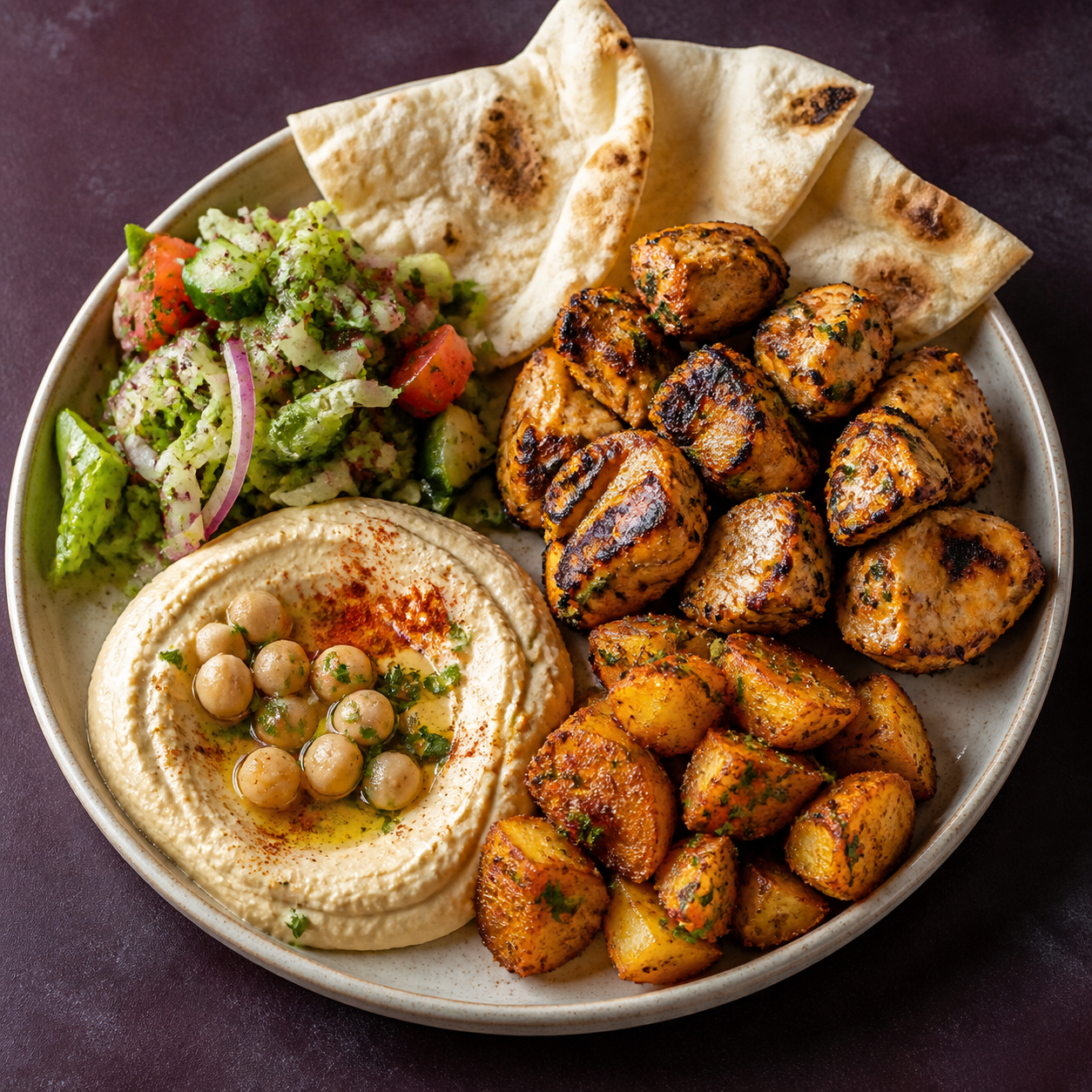 Shish Taouk Teller von FATTOUSH